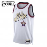 Maillot All-Star 2025 Personnalisable Jordan Blanc Swingman - Enfant